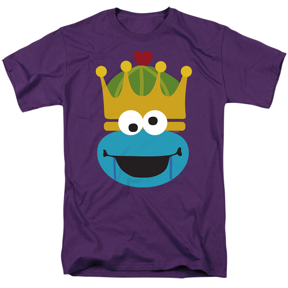 Sesame Street Christmas Nutcracker Cookie Monster Mens T Shirt Royal