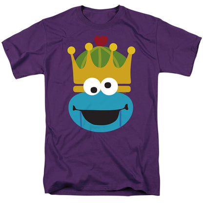 Sesame Street Christmas Nutcracker Cookie Monster Mens T Shirt Royal