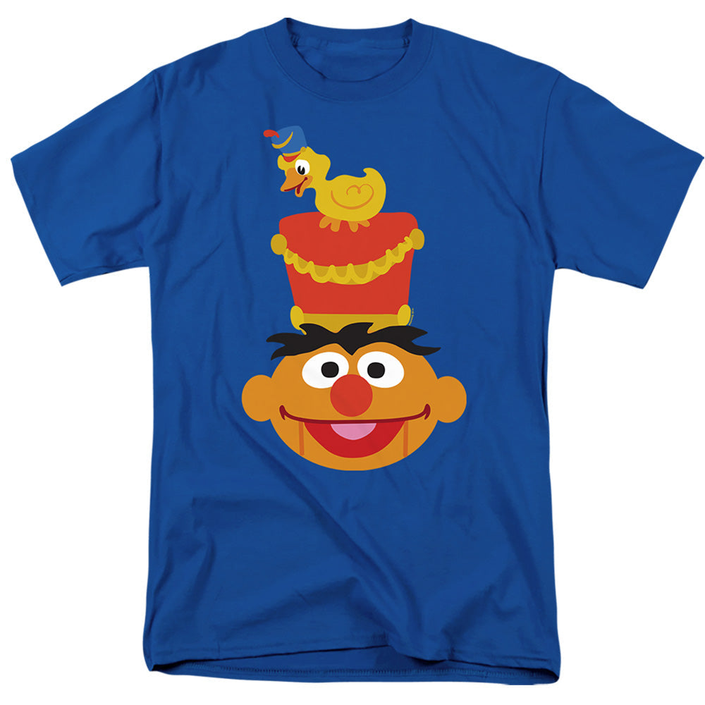 Sesame Street Christmas Nutcracker Ernie Mens T Shirt Royal