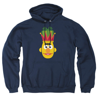 Sesame Street Christmas Nutcracker Bert Mens Hoodie Navy