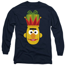 Load image into Gallery viewer, Sesame Street Christmas Nutcracker Bert Mens Long Sleeve Shirt Navy Officially Licensed
