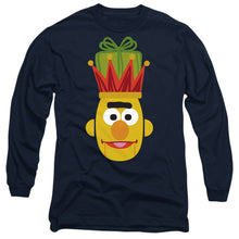 Load image into Gallery viewer, Sesame Street Christmas Nutcracker Bert Mens Long Sleeve Shirt Navy Officially Licensed
