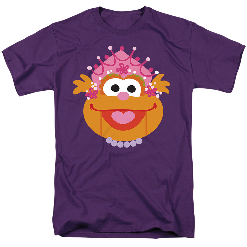 Sesame Street Christmas Nutcracker Zoey Mens T Shirt Purple