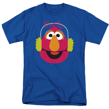Sesame Street Christmas Nutcracker Telly Monster Mens T Shirt Purple