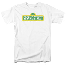 Load image into Gallery viewer, Sesame Street Logo Mens T Shirt White
