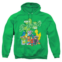 Load image into Gallery viewer, Sesame Street St. Patrick&#39;S Day Big Bird Elmo Cookie Monster Mens Hoodie Kelly Green
