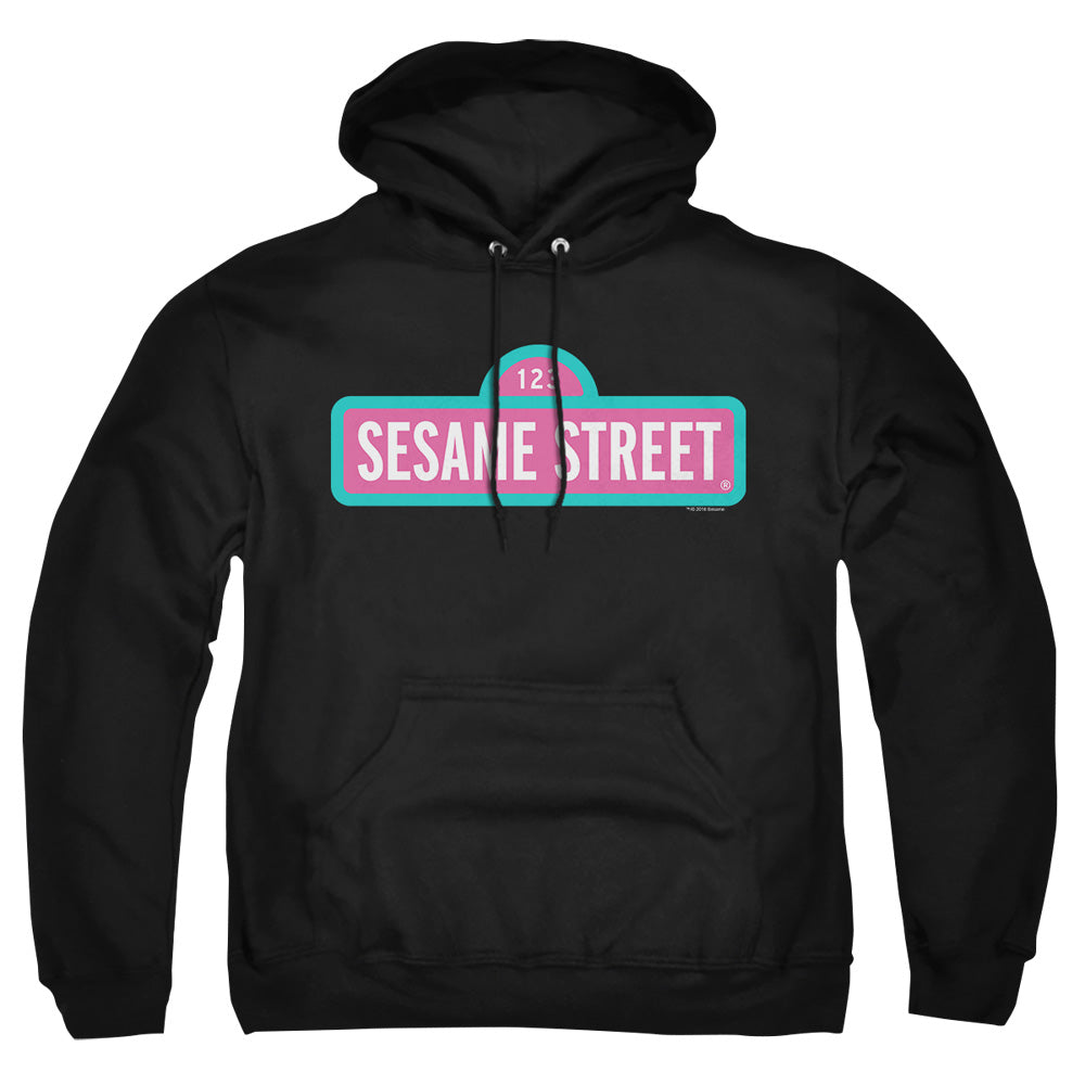 Sesame Street Alt Logo Mens Hoodie Black