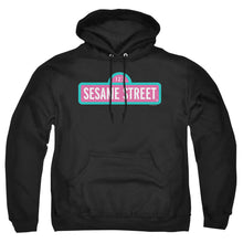 Load image into Gallery viewer, Sesame Street Alt Logo Mens Hoodie Black
