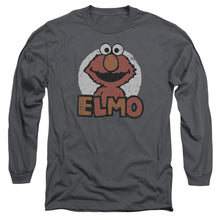 Load image into Gallery viewer, Sesame Street Elmo Name Mens Long Sleeve Shirt Charcoal Officially Licensed
