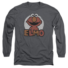 Load image into Gallery viewer, Sesame Street Elmo Name Mens Long Sleeve Shirt Charcoal Officially Licensed
