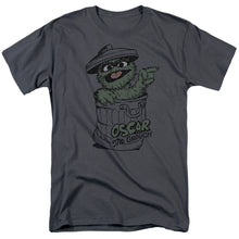 Load image into Gallery viewer, Sesame Street Early Grouch Mens T Shirt Charcoal
