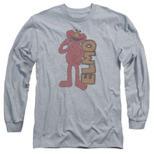 Load image into Gallery viewer, Sesame Street Vintage Elmo Mens Long Sleeve Shirt Athletic Heather Officially Licensed
