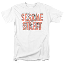 Load image into Gallery viewer, Sesame Street In Letters Mens T Shirt White

