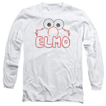 Load image into Gallery viewer, Sesame Street Elmo Letters Mens Long Sleeve Shirt White Officially Licensed
