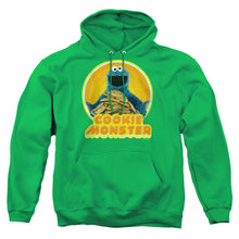 Load image into Gallery viewer, Sesame Street Cookie Iron On Mens Hoodie Kelly Green

