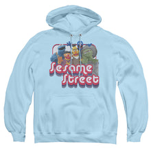 Load image into Gallery viewer, Sesame Street Groovy Group Mens Hoodie Light Blue
