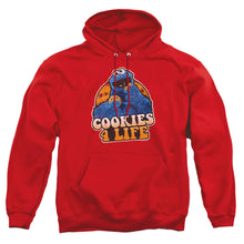 Load image into Gallery viewer, Sesame Street Cookies 4 Life Mens Hoodie Red
