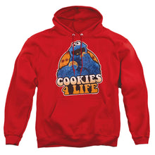Load image into Gallery viewer, Sesame Street Cookies 4 Life Mens Hoodie Red
