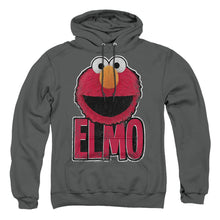 Load image into Gallery viewer, Sesame Street Elmo Ile Mens Hoodie Charcoal
