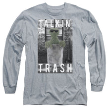 Load image into Gallery viewer, Sesame Street Talkin Trash Mens Long Sleeve Shirt Athletic Heather Officially Licensed
