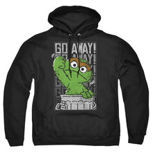 Load image into Gallery viewer, Sesame Street Go Away Mens Hoodie Black
