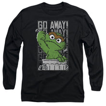 Load image into Gallery viewer, Sesame Street Go Away Mens Long Sleeve Shirt Black Officially Licensed
