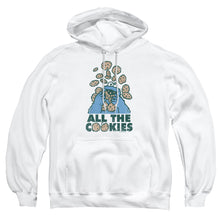 Load image into Gallery viewer, Sesame Street All The Cookies Mens Hoodie White
