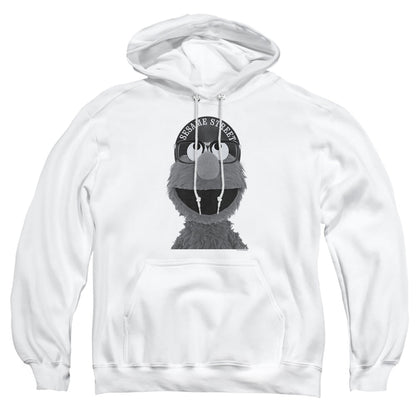 Sesame Street Elmo Lee Mens Hoodie White