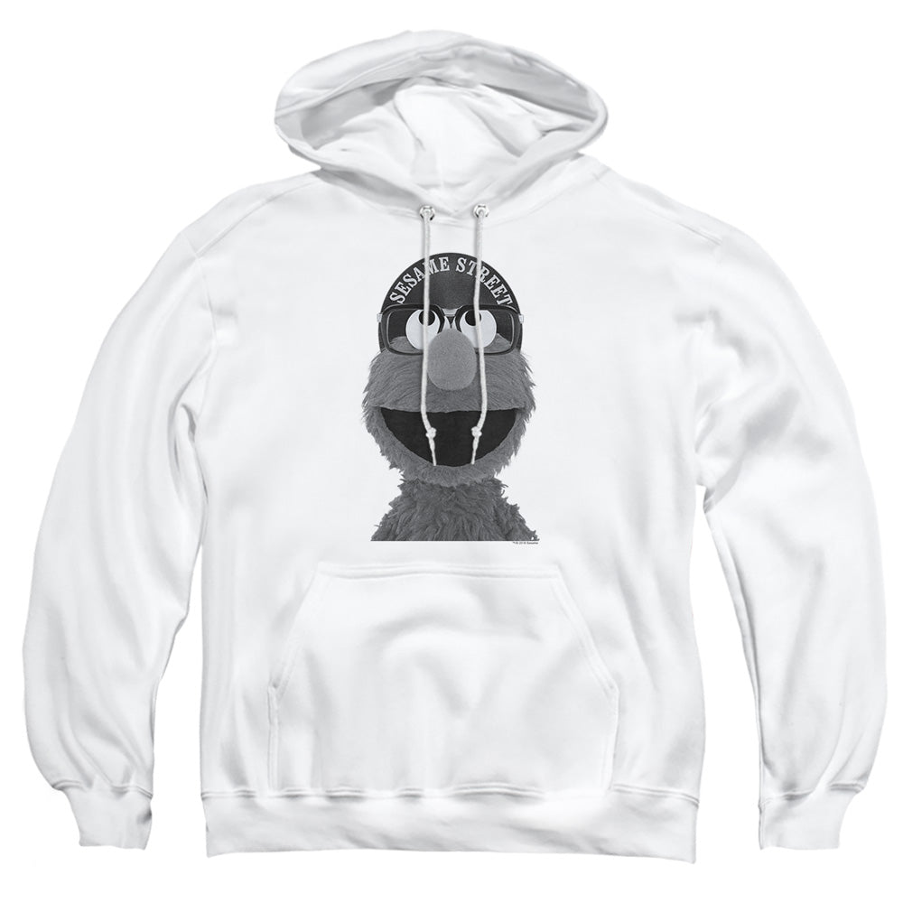Sesame Street Elmo Lee Mens Hoodie White