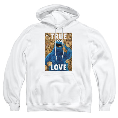 Sesame Street Beautiful Cookies Mens Hoodie White