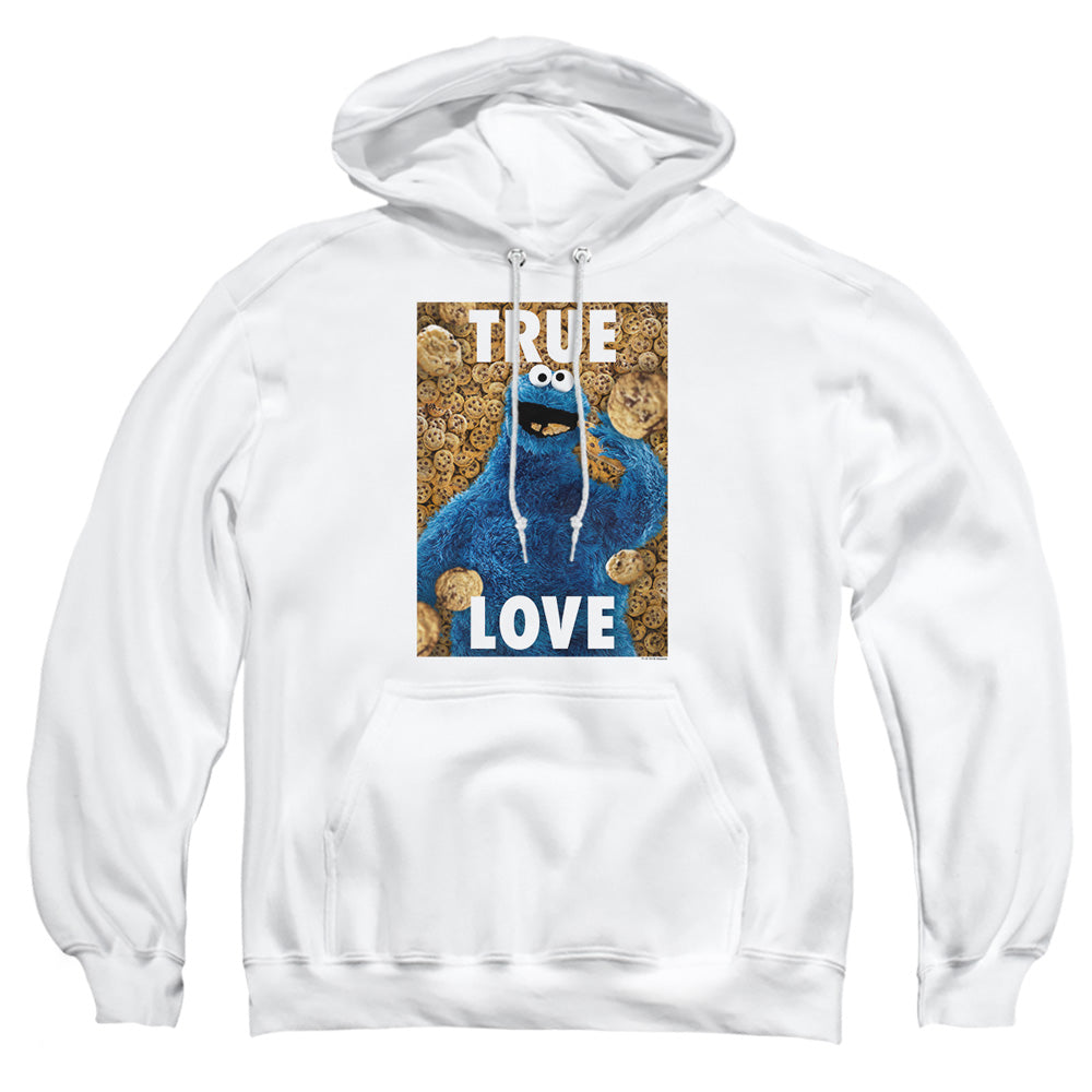 Sesame Street Beautiful Cookies Mens Hoodie White