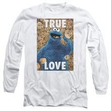 Load image into Gallery viewer, Sesame Street Beautiful Cookies Mens Long Sleeve Shirt White Officially Licensed
