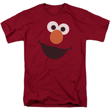 Load image into Gallery viewer, Sesame Street Elmo Face Mens T Shirt Cardinal
