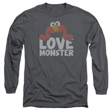 Load image into Gallery viewer, Sesame Street Love Monster Mens Long Sleeve Shirt Charcoal Officially Licensed
