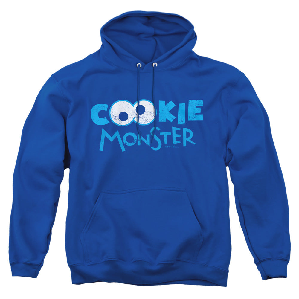 Sesame Street Cookie Eyes Mens Hoodie Royal
