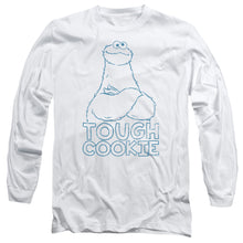 Load image into Gallery viewer, Sesame Street Tough Cookie Mens Long Sleeve Shirt White Officially Licensed

