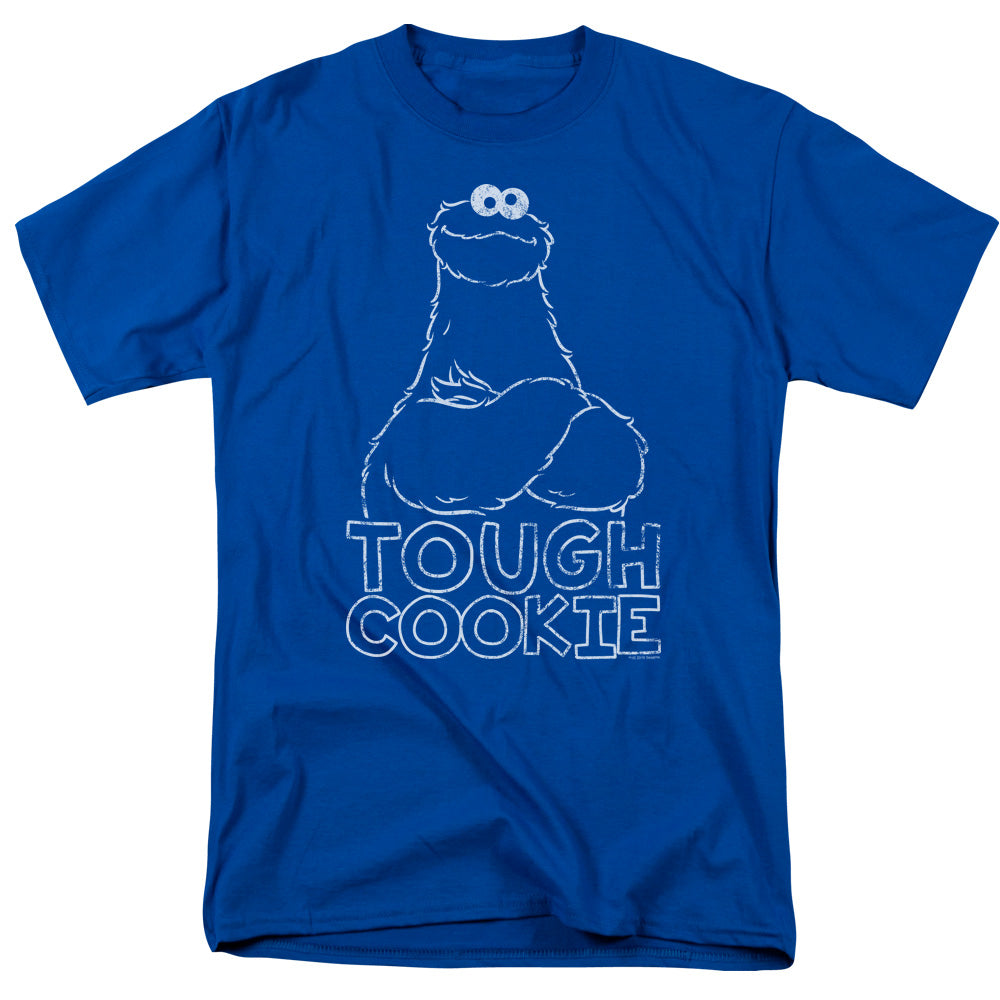 Sesame Street Touch Cookie Mens T Shirt Royal