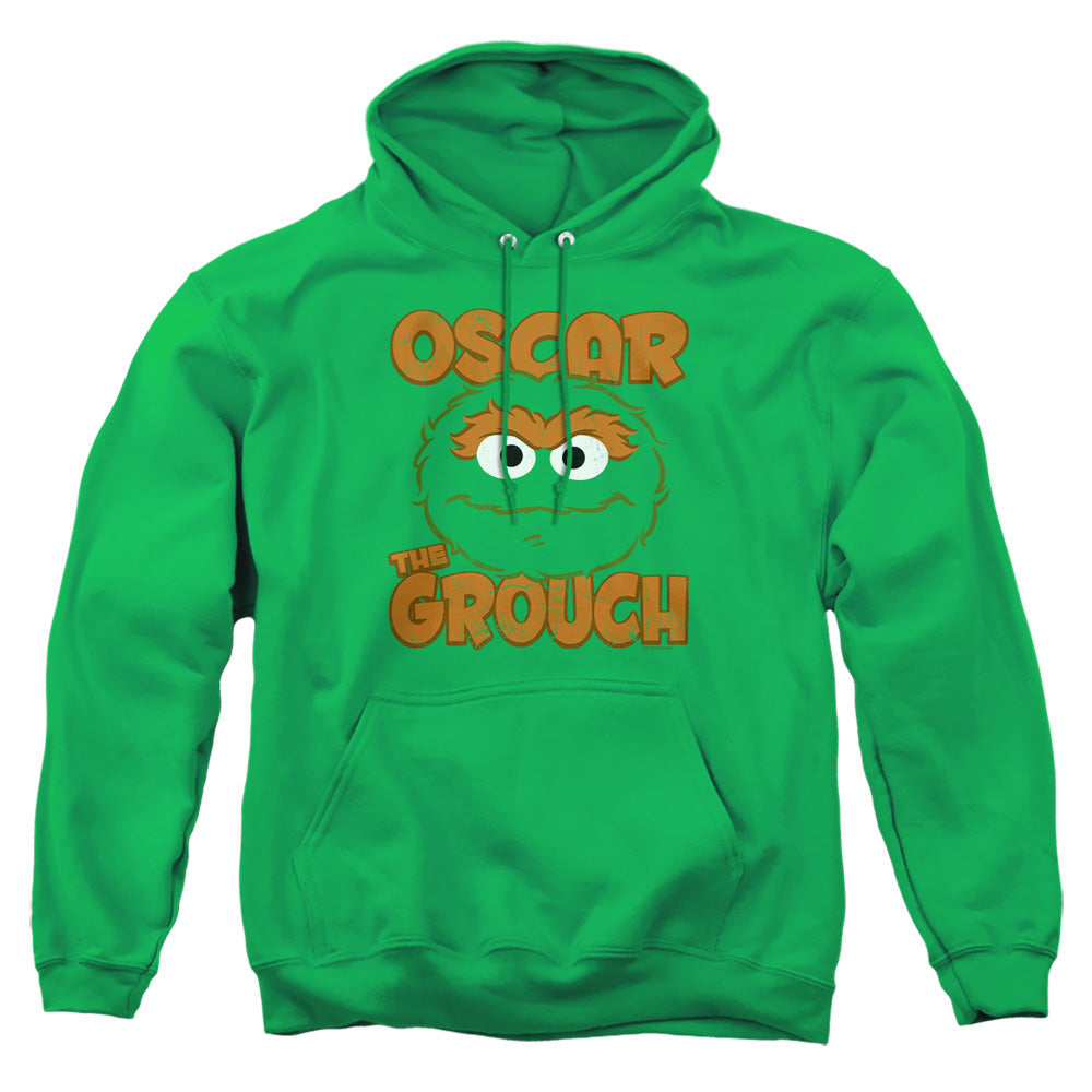 Sesame Street Oscar Sandwich Mens Hoodie Kelly Green