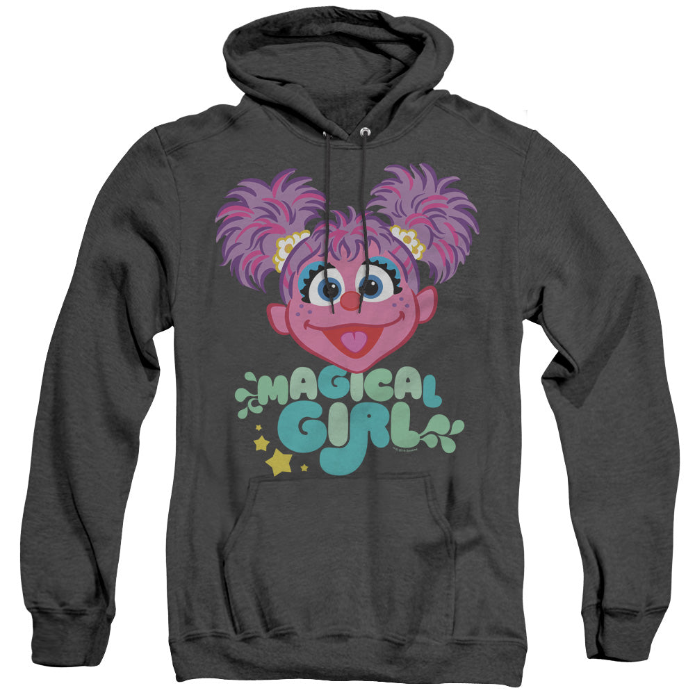 Sesame Street Magical Girl Abby Cadabby Heather Mens Hoodie Black