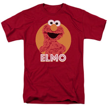 Load image into Gallery viewer, Sesame Street Elmo Scribble Mens T Shirt Cardinal
