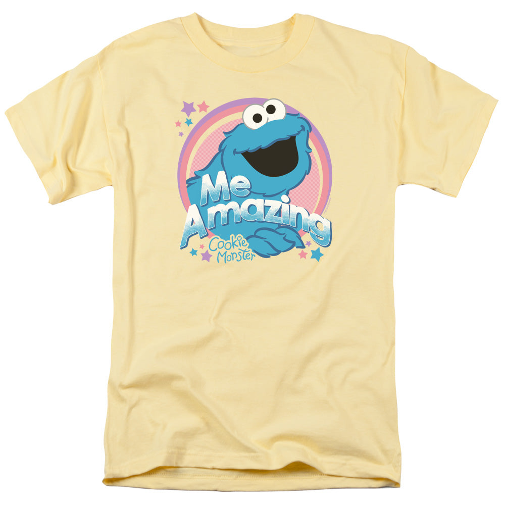 Sesame Street Cookie Monster Me Amazing Mens T Shirt Banana