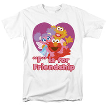 Load image into Gallery viewer, Sesame Street Friendship Mens T Shirt White
