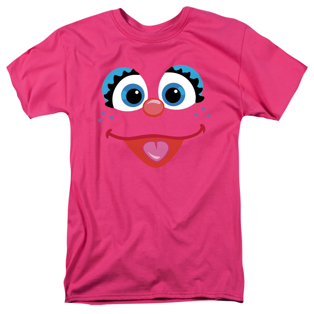 Sesame Street Abby Face Mens T Shirt Azalea