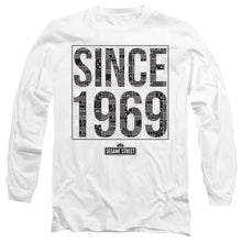 Load image into Gallery viewer, Sesame Street Since 1969 Pattern Mens Long Sleeve Shirt White Officially Licensed
