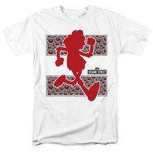 Load image into Gallery viewer, Sesame Street Elmo Runs Mens T Shirt White
