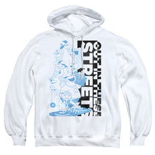 Load image into Gallery viewer, Sesame Street Out In These Streets Mens Hoodie White
