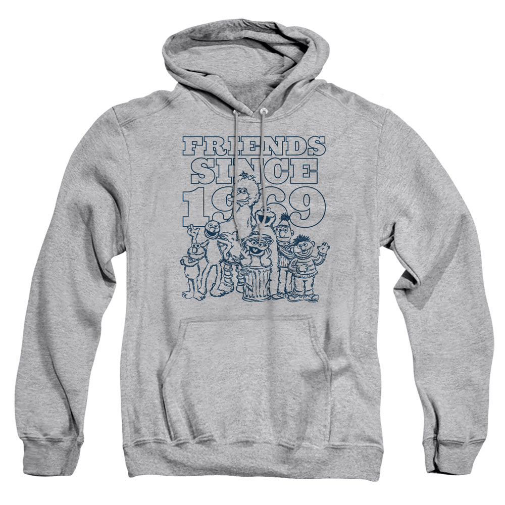Sesame Street Friends Since Mens Hoodie Athletic Heather