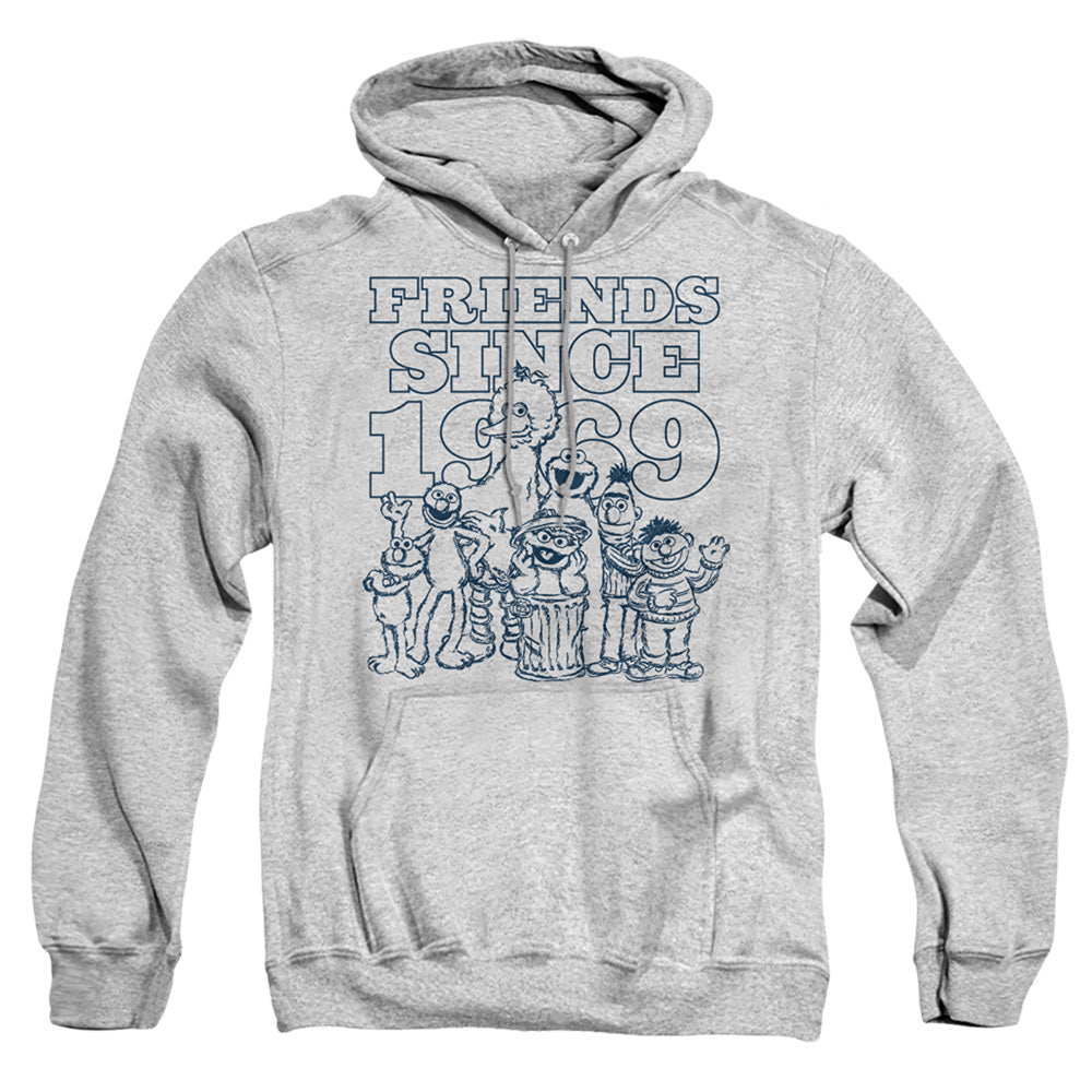 Sesame Street Friends Since Mens Hoodie Athletic Heather