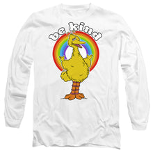 Load image into Gallery viewer, Sesame Street Be Kind Mens Long Sleeve Shirt White Officially Licensed
