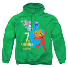 Load image into Gallery viewer, Sesame Street 7Th Birthday Mens Hoodie Kelly Green
